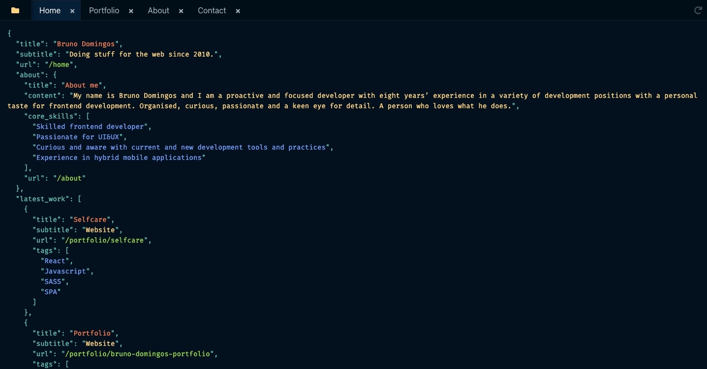 Portfolio (IDE)